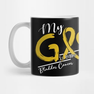 Bladder Cancer Awareness My God Is Stronger - In This Family No One Fights Alone Mug